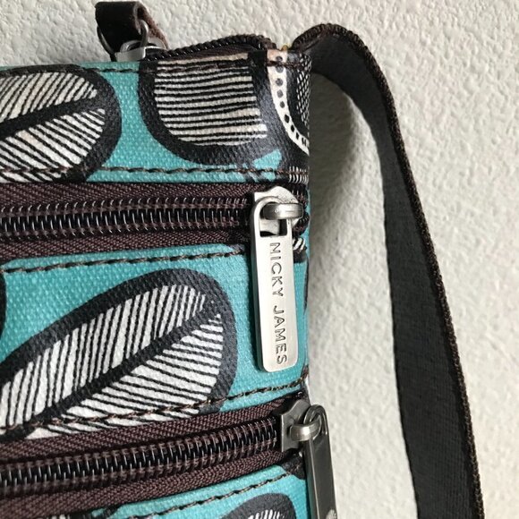 Nicky James Tribal Leaf Mini CrossBody Bag - Picture 6 of 7